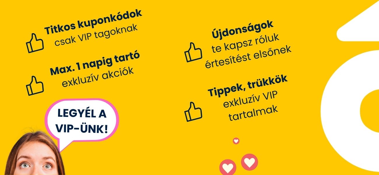 Iratkozz fel VIP listánkra! 