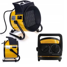 Kraft&amp;Dele acél fűtőbetétes ipari hősugárzó, 2500 W