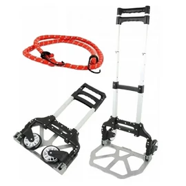 Kraft&amp;Dele összecsukható gumikerekes aluminium raktári szállító 80 Kg KD3015