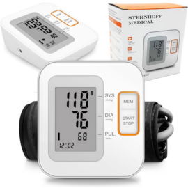 Automatikus digitális felkar vérnyomásmérő, elemes
