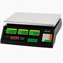 Boxer Elektronikus kereskedelmi mérleg, 40kg,  BX-3411