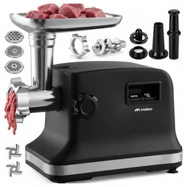 MalTec Meatsy1800 elektromos Húsdaráló és kolbásztöltőgép, 3 kg/perc, 2000 W