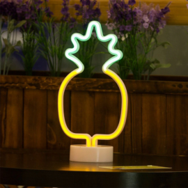 Elemes asztali dekor LED lámpa, Ananász