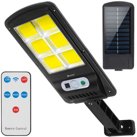 Extra erős 120 LED-es napelemes reflektor, mozgásérzékelővel, IP 65