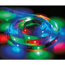 1m elemes 30 LED-es szalag, színes RGB