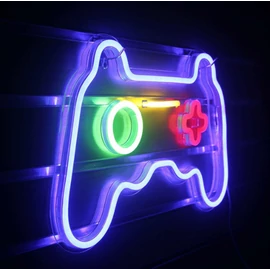 LED Neon gamepad controller lámpa 