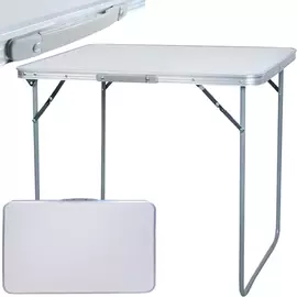 Összecsukható kemping asztal, hordozófüllel, 80 x 60 x 70 cm
