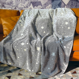 Sötétben fluoreszkáló takaró, 150 x 200 cm