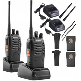Boafeng Walkie Talkie 2db-os, 16 előreprogramozott PMR, 1500 mAh
