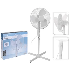Excellent Electrics álló ventilátor, 40 cm, 3 fokozattal, 125 cm magas 