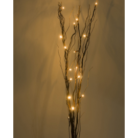 12 LED-es világító sakura fűzfa ágak, 40 cm magas - meleg fehér
