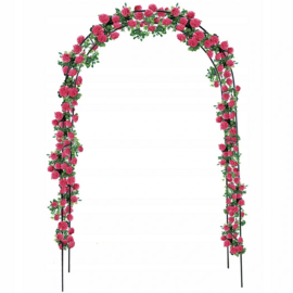 Rózsafuttató kerti kapu, 140 x 240 cm