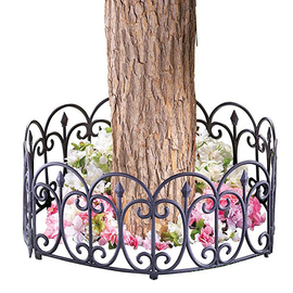 4 db-os ProGarden kovácsoltvas hatású ágyásszegély, 2,4 m x 30 cm