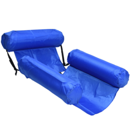 Vízen lebegő felfújható úszó fotel,100 x 120 cm, kék
