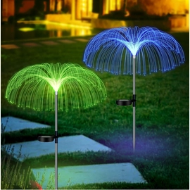 2 db-os napelemes medúza kerti lámpa, színváltós, IP65, 80 cm 