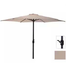 Kitekerhető  napernyő, 3 m, szürkés-barna