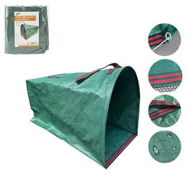 GardenLine 200 literes XL kerti levél-hulladékgyűjtő zsák 76 x 67 cm egyenes oldalfallal