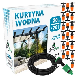 20 m-es párakapu, sprinkler öntözőköd, vízfüggöny
