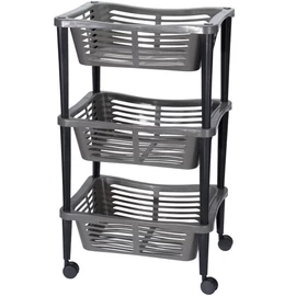 Konyhai 3 szintes zsúrkocsi, 60 cm