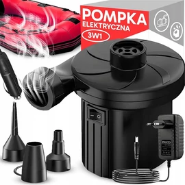 Elektromos pumpa matracokhoz, 240/12 V hálózatról + szivargyújtóról működtethető, RT