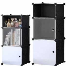 HÖGLER ELEGANCE Moduláris Push-Fit éjjeliszekrény fekete 91 x 37 x 39 cm