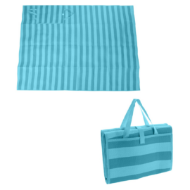 Nagyméretű Retro strand és piknik takaró, 200 x 150 cm - kék