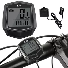 Vízálló LCD kijelzős kerékpárkomputer sebességmérővel