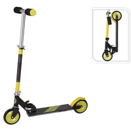 XQmax összecsukható roller, gyerekeknek, 50 kg teherbírással, fekete-lime