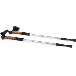 2 db trekking túrabot, szürke, 64-135 cm 