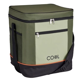 COOL 30 literes XXL hűtőtáska, 7 mm thermo-s, 600D Oxford, 37 x 31 x 31 cm, zöld