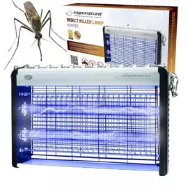 Elektromos 2 csöves szúnyogirtó, UV LED lámpa, 30 W, 100 m2