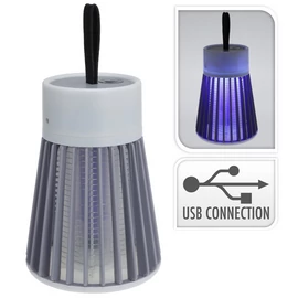 USB-s szúnyogirtó, rovarirtó LED fénnyel - fehér
