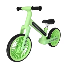 Trike Fix Glow LED neon zöld futóbicikli, 20 fénymód, 30 kg teherbírás