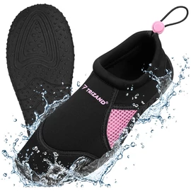 Black and pink water shoes - size 39 5mm Trizand