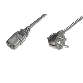 Digitus AK-440100-050-S, 5 M, CEE7/7, IEC C13, H05VV-F3G, 250 V, 10 A