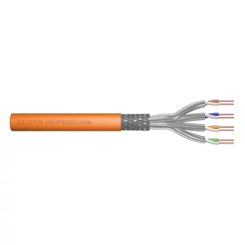 Digitus DK-1743-VH-1, 100 M, Cat7, S/FTP (S-STP), Narancssárga
