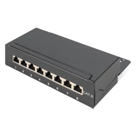 Digitus DN-91608SD, RJ-45, Cat6, Fekete, 285 mm, 55 mm, 778 g