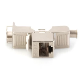 Digitus DN-93615-4, Lapos, Ezüst, RJ-45, LSA, Aljzat, 10GBase-T