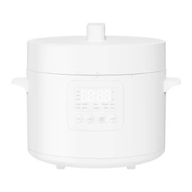 Xiaomi Electric Pressure Cooker, 4,8 L, Fehér, Fehér, Digitális, 24 ó, 1000 W