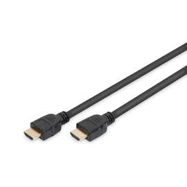 Digitus AK-330124-030-S, 3 M, HDMI A-típus (Standard), 2 x HDMI Type A (Standard), 7680 x 4320 pixelek, Fekete