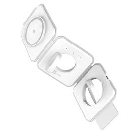 j5create JUPW3415, Beltéri, USB, Vezeték nélkül tölthető, Fehér