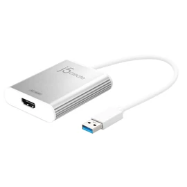 j5create JUA354, 2.0/3.2 Gen 1 (3.1 Gen 1), USB A típus, HDMI kimenet