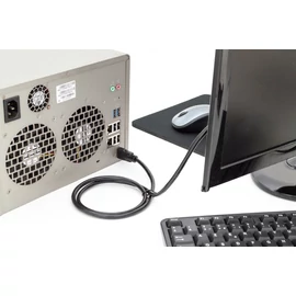 Digitus DB-330123-020-S, 2 M, HDMI A-típus (Standard), HDMI A-típus (Standard), 3840 x 2160 pixelek, Audio Return Channel (ARC), Fekete