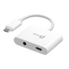 j5create JCA122-N, USB, Fehér, Tajvan, EAR99, 0 - 40 °C, -10 - 65 °C