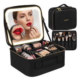 Soulima 27236 LED Cosmetic Case with Mirror