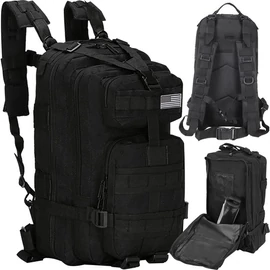 Military backpack XL black