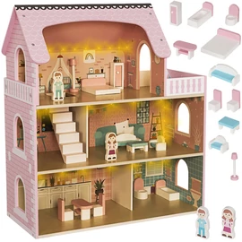 Kruzzel 26364 Wooden Dollhouse