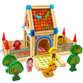 Construction blocks - house 268 pieces Kruzzel 26452