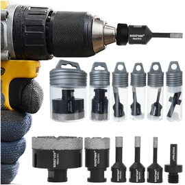 Diamond hole saws - set of 6 Bigstreen 27079