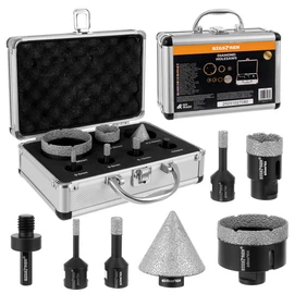 Diamond hole saws - set of 7 Bigstreen 27080